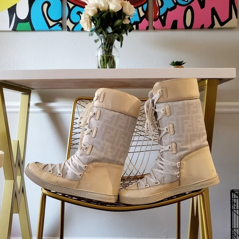 Fendi | Fendi Zucca Winter Boot - Picture 8 of 10